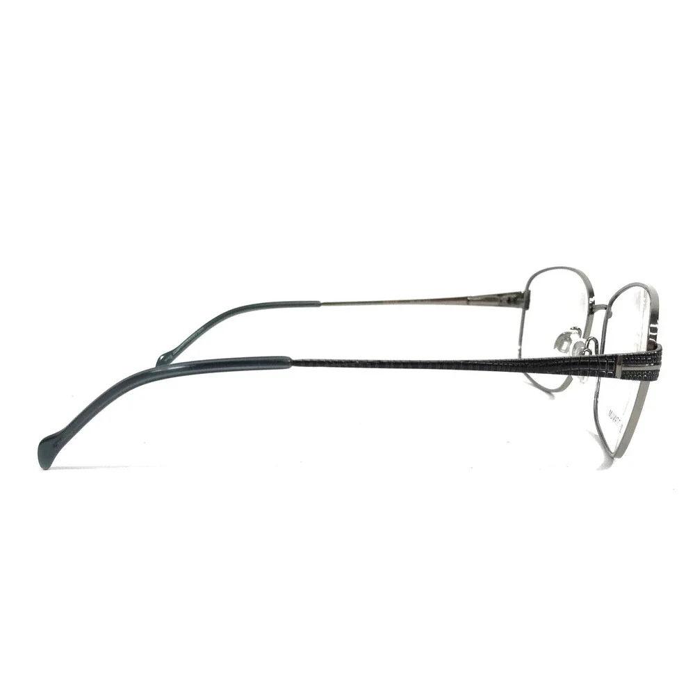 Grace Eyeglasses Frames QUEEN 8088 C1 Black Gray Rectangle Titanium 58-16-145